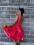 Corset dress "MARAKUJA A602" - PINK